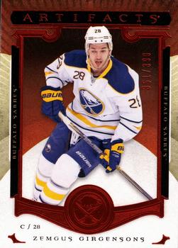 2015-16 Upper Deck Artifacts - Ruby #109 Zemgus Girgensons Front