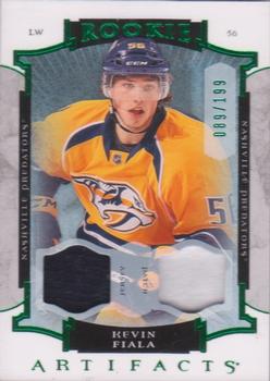 2015-16 Upper Deck Artifacts - Material Emerald #173 Kevin Fiala Front