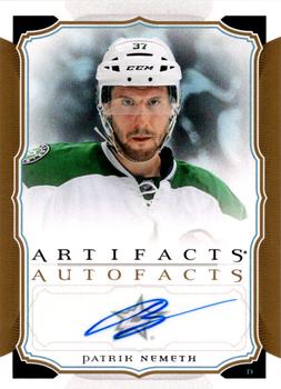 2015-16 Upper Deck Artifacts - Auto Facts #A-PN Patrik Nemeth Front