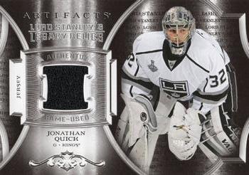 2015-16 Upper Deck Artifacts - Lord Stanley's Legacy Relics #LSLR-JQ Jonathan Quick Front
