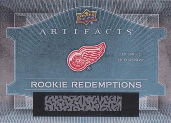 2015-16 Upper Deck Artifacts - Rookie Redemptions #RED 189 Detroit Red Wings Front