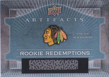 2015-16 Upper Deck Artifacts - Rookie Redemptions #RED 190 Chicago Blackhawks Front