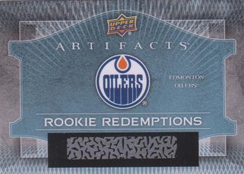 2015-16 Upper Deck Artifacts - Rookie Redemptions #RED 205 Edmonton Oilers Front