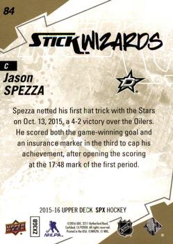 2015-16 SPx #84 Jason Spezza Back