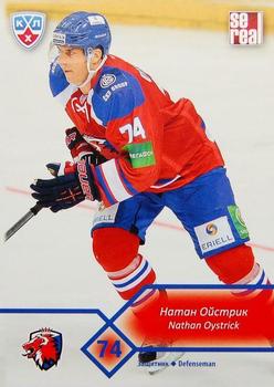 2012-13 Sereal KHL Basic Series #LEV-005 Nathan Oystrick Front