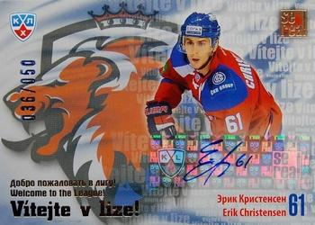 2012-13 Sereal KHL Basic Series - Welcome to the League #WEL-L21 Erik Christensen Front