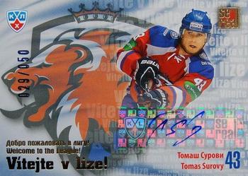 2012-13 Sereal KHL Basic Series - Welcome to the League #WEL-L27 Tomas Surovy Front