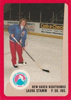 1988-89 ProCards New Haven Nighthawks (AHL) #NNO Laura Stamm Front