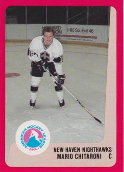1988-89 ProCards New Haven Nighthawks (AHL) #NNO Mario Chitarroni Front
