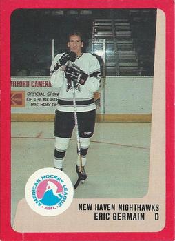 1988-89 ProCards New Haven Nighthawks (AHL) #NNO Eric Germain Front