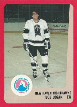 1988-89 ProCards New Haven Nighthawks (AHL) #NNO Bob Logan Front