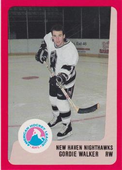 1988-89 ProCards New Haven Nighthawks (AHL) #NNO Gordie Walker Front