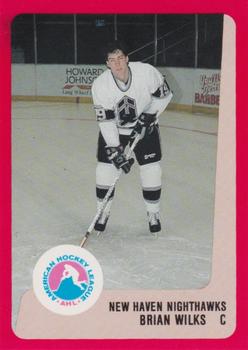 1988-89 ProCards New Haven Nighthawks (AHL) #NNO Brian Wilks Front