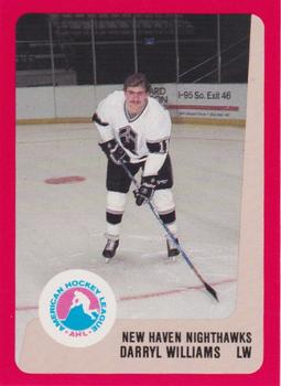 1988-89 ProCards New Haven Nighthawks (AHL) #NNO Darryl Williams Front