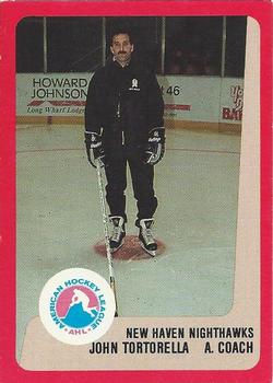1988-89 ProCards New Haven Nighthawks (AHL) #NNO John Tortorella Front