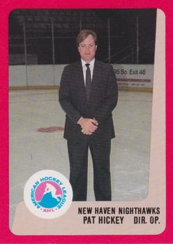 1988-89 ProCards New Haven Nighthawks (AHL) #NNO Pat Hickey Front