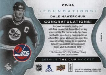 2014-15 Upper Deck The Cup - Cup Foundations Jerseys #CF-HA Dale Hawerchuk Back