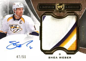 2014-15 Upper Deck The Cup - Limited Logos Autographs #LL-SW Shea Weber Front