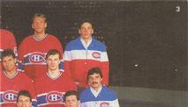 1987-88 Vachon Montreal Canadiens Stickers #3 Team Group Picture Front