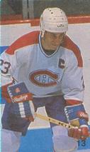 1987-88 Vachon Montreal Canadiens Stickers #13 Bob Gainey Front