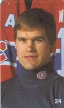 1987-88 Vachon Montreal Canadiens Stickers #24 Ryan Walter Front