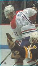 1987-88 Vachon Montreal Canadiens Stickers #25 Ryan Walter Front