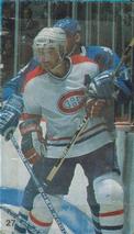 1987-88 Vachon Montreal Canadiens Stickers #27 Ryan Walter Front