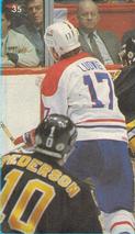 1987-88 Vachon Montreal Canadiens Stickers #35 Craig Ludwig Front
