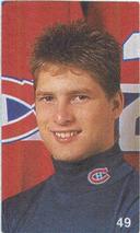 1987-88 Vachon Montreal Canadiens Stickers #49 Shayne Corson Front