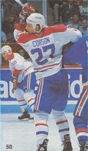 1987-88 Vachon Montreal Canadiens Stickers #50 Shayne Corson Front