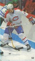 1987-88 Vachon Montreal Canadiens Stickers #52 Stephane Richer Front