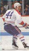 1987-88 Vachon Montreal Canadiens Stickers #54 Stephane Richer Front