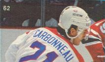 1987-88 Vachon Montreal Canadiens Stickers #62 Guy Carbonneau Front