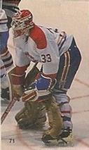 1987-88 Vachon Montreal Canadiens Stickers #71 Patrick Roy Front