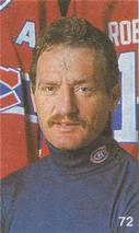 1987-88 Vachon Montreal Canadiens Stickers #72 Larry Robinson Front