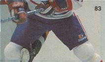 1987-88 Vachon Montreal Canadiens Stickers #83 Chris Chelios Front