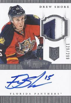 2013-14 Panini Rookie Anthology - 2013-14 Panini Dominion Update: Rookie Patch Autograph #158 Drew Shore Front