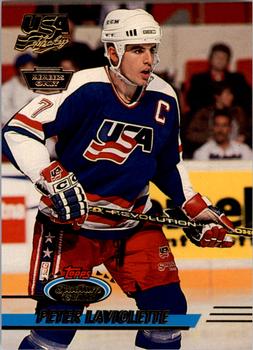 1993-94 Stadium Club - Team USA Members Only #12 Peter Laviolette Front