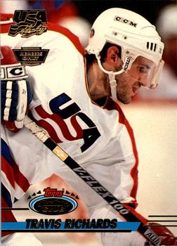 1993-94 Stadium Club - Team USA Members Only #18 Travis Richards Front
