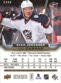 2015-16 Upper Deck - UD Canvas #C144 Ryan Johansen Back