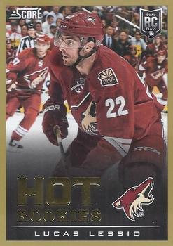 2013-14 Panini Rookie Anthology - 2013-14 Score Update: Gold #715 Lucas Lessio Front