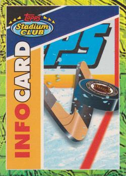 1993-94 Stadium Club - Info Cards #NNO Info Card: A Great Way to Hunt for Ducks and Panthers! Front