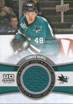 2015-16 Upper Deck - UD Game Jerseys (Series One) #GJ-HE Tomas Hertl Front