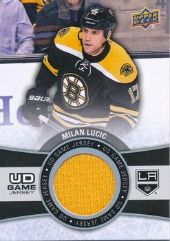 2015-16 Upper Deck - UD Game Jerseys (Series One) #GJ-ML Milan Lucic Front