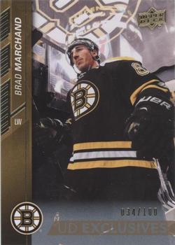 2015-16 Upper Deck - UD Exclusives #14 Brad Marchand Front