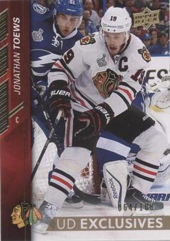 2015-16 Upper Deck - UD Exclusives #44 Jonathan Toews Front