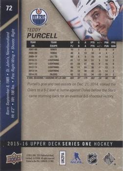 2015-16 Upper Deck - UD Exclusives #72 Teddy Purcell Back