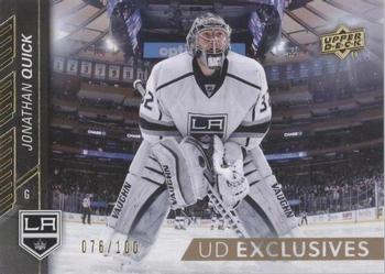 2015-16 Upper Deck - UD Exclusives #85 Jonathan Quick Front
