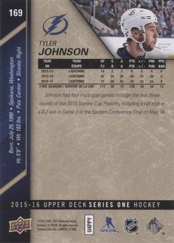2015-16 Upper Deck - UD Exclusives #169 Tyler Johnson Back