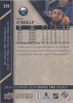 2015-16 Upper Deck - UD Exclusives #272 Ryan O'Reilly Back